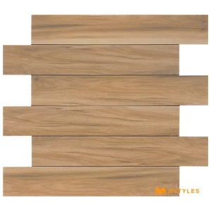undefined-Porcelain Wooden Plank Tile Code16634 (150x900mm, Matt)