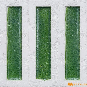 undefined-Green Spanish 3D Wall Tile 80x270mm - Pack of 14