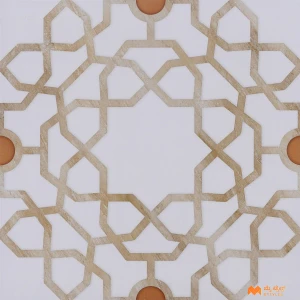 undefined-Vitrified White Digital Parking Floor and Wall Tile Code36643 (400x400mm, Matt)