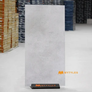 undefined-Vitrified Gray Rustic Floor and Wall Tile Code38924 (600x1200mm, Matt)