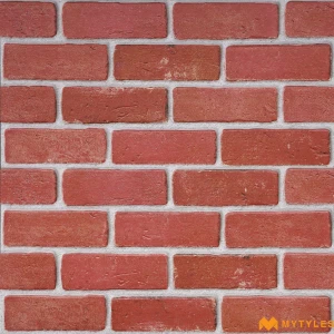 undefined-Red Veneer Matt Ceramic Brick Tile Code40866 300x600mm 4Pc