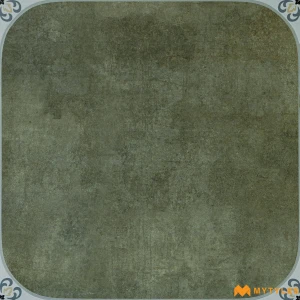undefined-Earthen Olive Green Matt Porcelain Octagonal Tile Code38815 600x600mm 4Pc