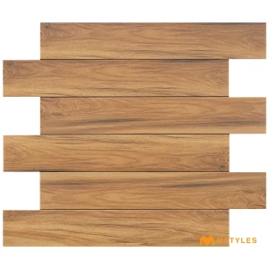 undefined-Porcelain Wooden Plank Tile Code16635 (150x900mm, Matt)