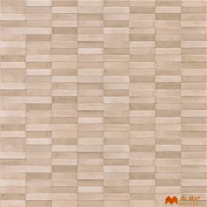 undefined-Imported Beige Textured Wall Tile Code38007 (400x1200mm, Matt)