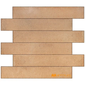 undefined-Soft Clay Brown Matt Rustic Vitrified Tile Code40653 200x1200mm 5Pc