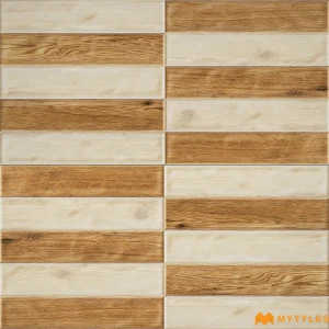 undefined-Urban Zebra Honey Brown Matt Ceramic Textured Tile Code40558HL1 300x600mm 5Pc