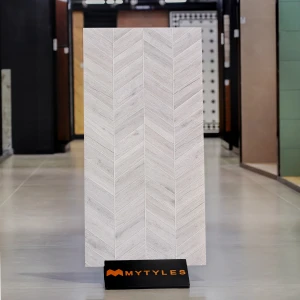 undefined-Vitrified Gray Wooden Floor and Wall Tile Code37424 (600x1200mm, Matt)