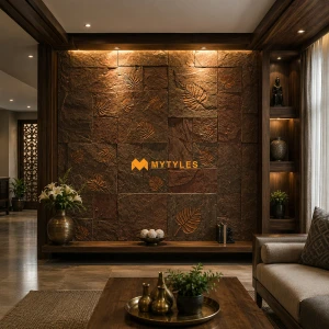 undefined-Natural Stone Cladding Code25871 (Random Size in Box, Rustic)-Delphi Copper