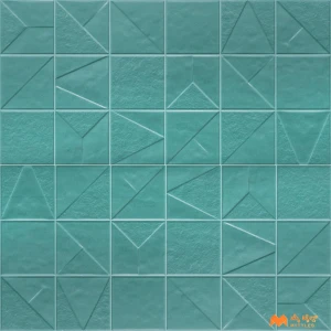 undefined-Ceramic Green Textured Wall Tile Code35397 (300x600mm, Matt)
