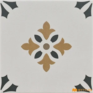 undefined-Vitrified Beige Moroccan Floor and Wall Tile Code38657HL2 (200x200mm, Granula)