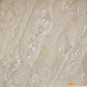 undefined-Cream Double Charge Vitrified  Floor and Wall Tile Code38864 (600x600mm, Glossy)