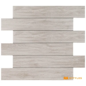 undefined-Silver Oak Gray Matt Porcelain Wooden Plank Tile Code25098 150x900mm 8Pc