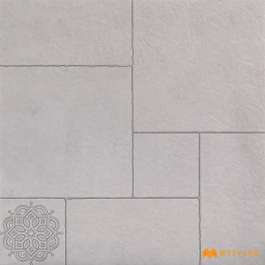 undefined-Ashlar Gray Carving Matt Modular Tile Code38810 600x600mm 4Pc