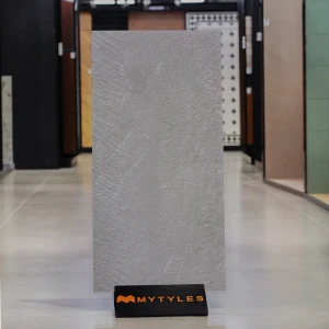 undefined-Vitrified Gray Textured Wall Tile Code36947 (600x1200mm, G H R)