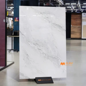 undefined-Statuario Milan Marble Look Vitrified Slab Tile Code37286