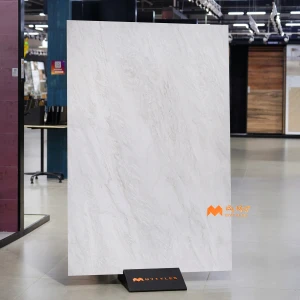 undefined-Sammakka White Marble Look Vitrified Slab Tile Code37200