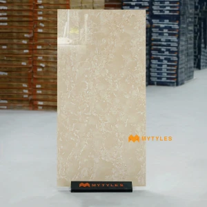 undefined-Cream Brescia Glossy Double Charged Vitrified Tile Code38891 600x1200mm 2Pcs