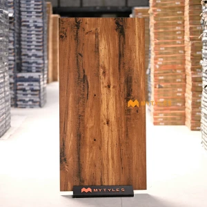 undefined-Vitrified Brown Wooden Floor and Wall Tile Code37486 (600x1200mm, Matt)