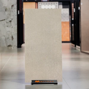 undefined-Vitrified Beige Textured Wall Tile Code36937 (600x1200mm, Matt)