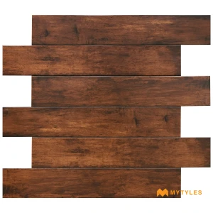 undefined-Porcelain Wooden Plank Tile Code16641 (150x900mm, Matt)