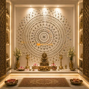 undefined-Mirror Art Poster Wall Tile Code35568 (4x4 Feet, Mirror,2 Pcs)