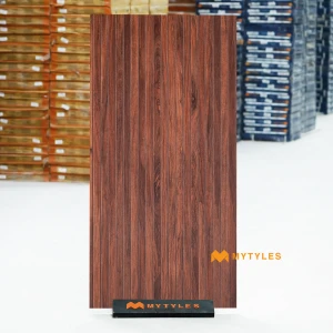 undefined-Vitrified Brown Wooden Floor and Wall Tile Code39037 (600x1200mm, Matt)
