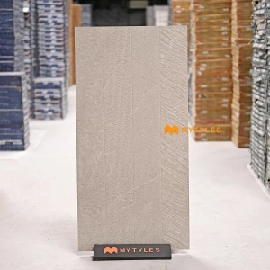 undefined-Vitrified Beige Textured Wall Tile Code36943 (600x1200mm, Matt)