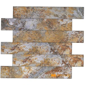 undefined-Quarry Rust Brown Matt Rustic Vitrified Tile Code40667 200x1200mm 5Pc
